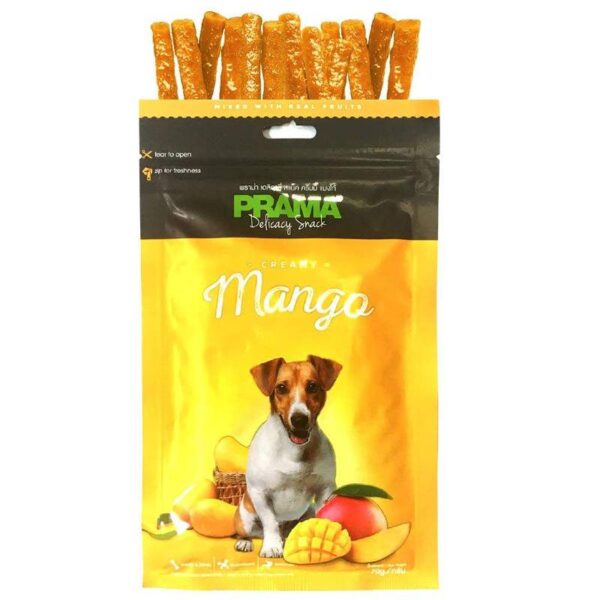 PRAMA Delicacy Snack Creamy Mango Dog Treats 70g