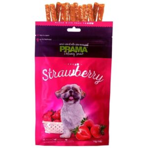 PRAMA Delicacy Snack Fresh Strawberry Dog Treats 70g