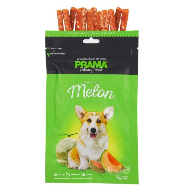PRAMA Delicacy Snack Sweet Melon Dog Treats 70g
