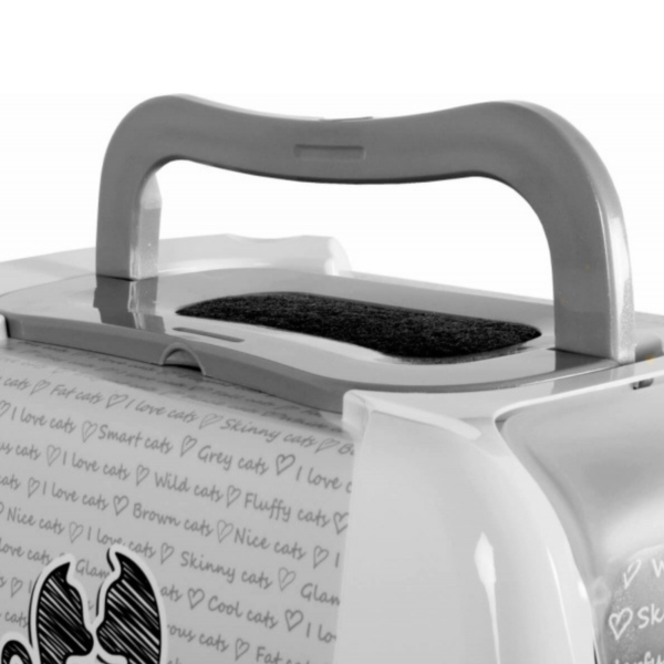 Trendy Cat Jumbo Cats in Love Closed Litter Boxes Decorated premium cat litter box