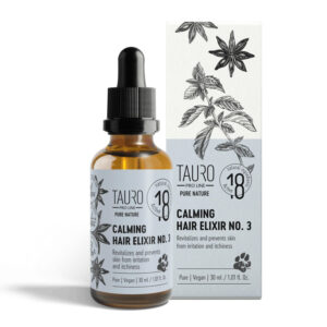 TAURO PRO LINE – Pure Nature | Calming Elixir No. 3 – soothing care for the skin and coat of dogs and cats – 30 ml