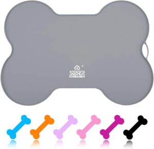 Alas Tempat Makan Anjing Bahan Karet Silikon Super Design