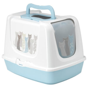 MODERNA Trendy Cat Jumbo Maasai Closed Litter Boxes Decorated premium cat litter box