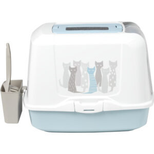 MODERNA Trendy Cat Jumbo Maasai Closed Litter Boxes Decorated premium cat litter box