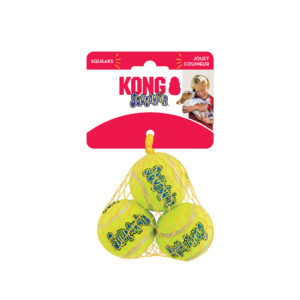 Kong Air Dog Squeaker Tennis Ball 3 Pack Small