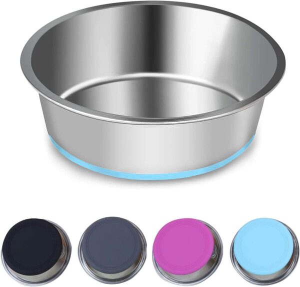 Stainless Steel Silicone Bowl L - Gambar 3