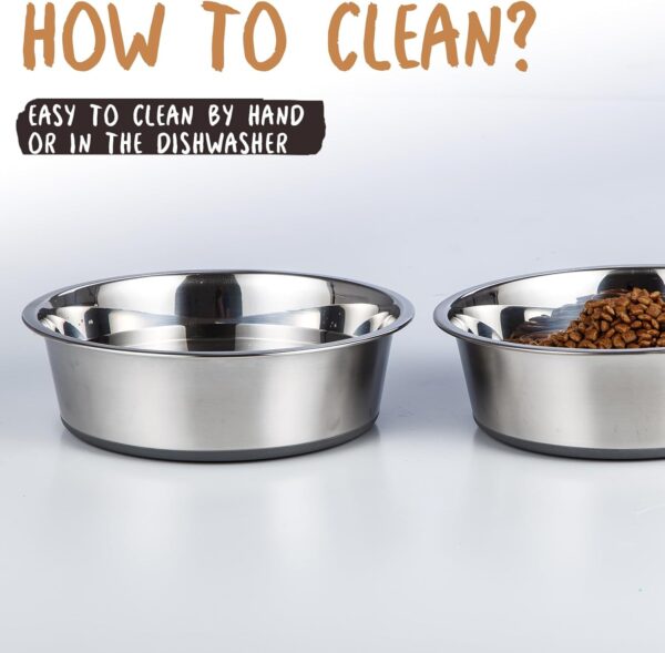 Stainless Steel Silicone Bowl L - Gambar 4