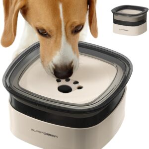 SUPER DESIGN Floating Bowl Tempat Minum Anjing & Kucing Anti Tumpah