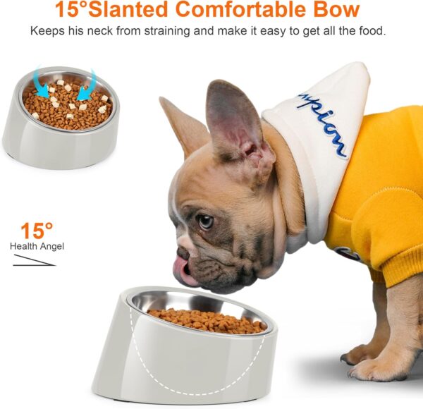 SUPER DESIGN Slope Bowl For Dogs & Cats L - Gambar 3