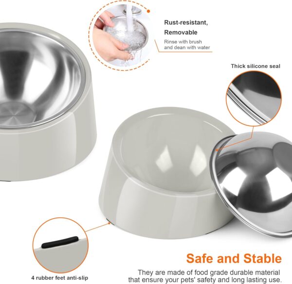 SUPER DESIGN Slope Bowl For Dogs & Cats L - Gambar 4