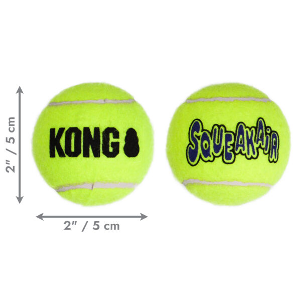 Kong Air Dog Squeaker Tennis Ball 3 Pack Small