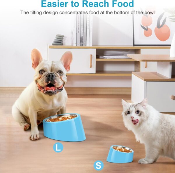 SUPER DESIGN Slope Bowl For Dogs & Cats S - Gambar 3