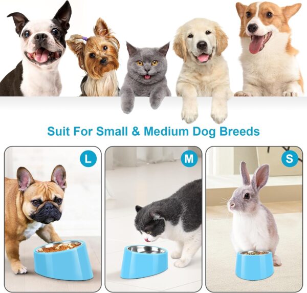 SUPER DESIGN Slope Bowl For Dogs & Cats S - Gambar 4