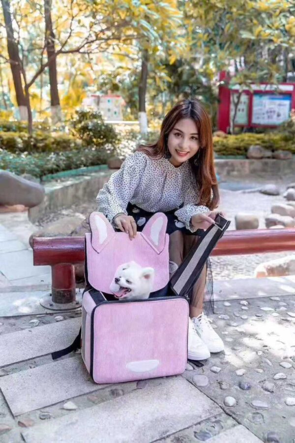 ARKIKA Akinu C2 Pet Backpack Carrier Dog Cat YELLOW Tas Anjing & Kucing - Gambar 3