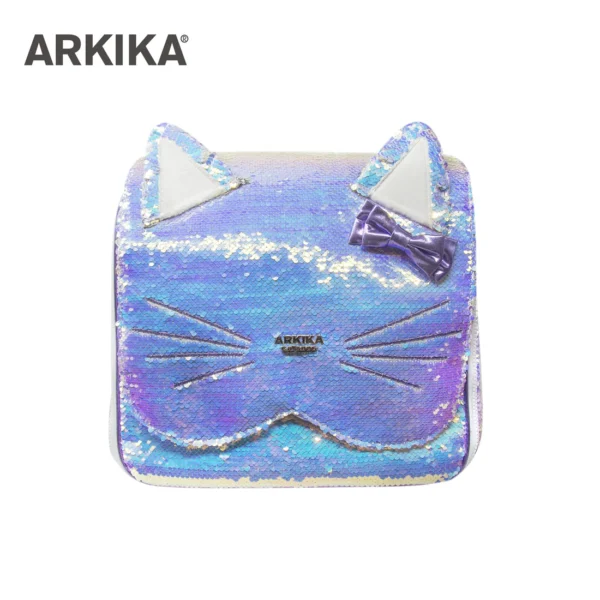 ARKIKA Sparkling Sequin Backpack Pet Carrier Bag - Gambar 6