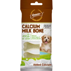 GNAWLERS Calcium Milk Bone Dog Snack Medium
