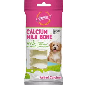 GNAWLERS Calcium Milk Bones Dog Snack Small