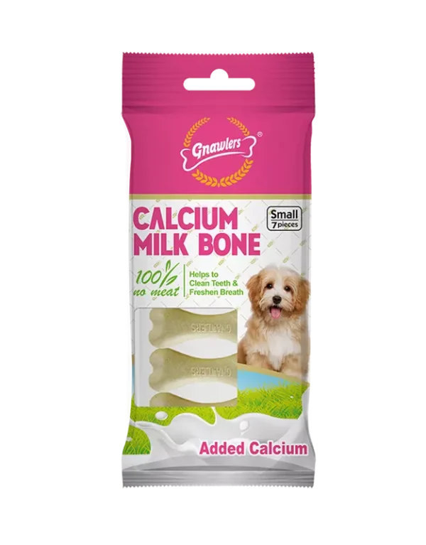 GNAWLERS Calcium Milk Bones Dog Snack Small