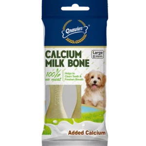 GNAWLERS Calcium Milk Bone Dog Snack Large
