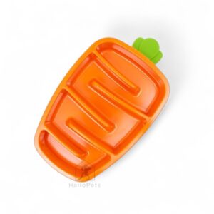 CARROT Shaped Slow Feeder Tempat Makan Hewan Slow Feeder