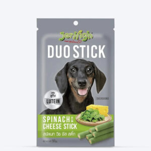 JERHIGH Duo Stick Spinach with Cheese 50g Dog Treats