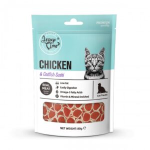 Snack kucing, jerky time, cat snack, premium cat snack, cat snack human grade, cemilan kucing, hadiah kucing, cat treats.