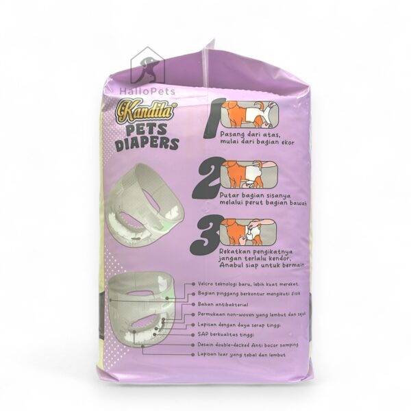 KANDILA Disposable Pet Diapers XL - Gambar 2