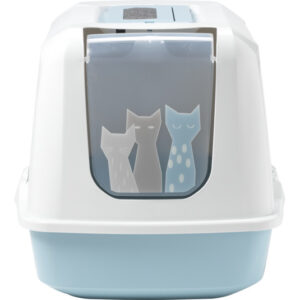 MODERNA Trendy Cat Jumbo Maasai Closed Litter Boxes Decorated premium cat litter box