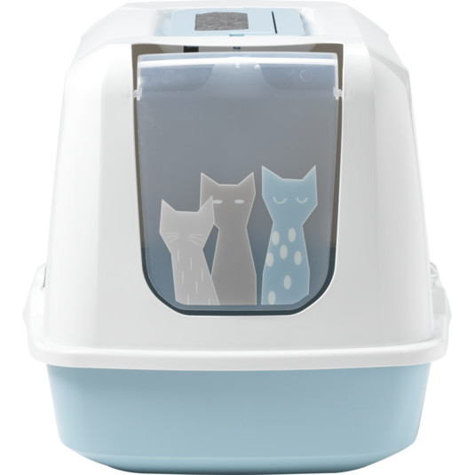 MODERNA Trendy Cat Jumbo Maasai Closed Litter Boxes Decorated premium cat litter box