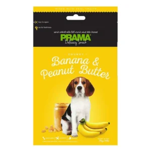 PRAMA Delicacy Snack Chunkie Banana & Peanut Butter Dog Treats 70g