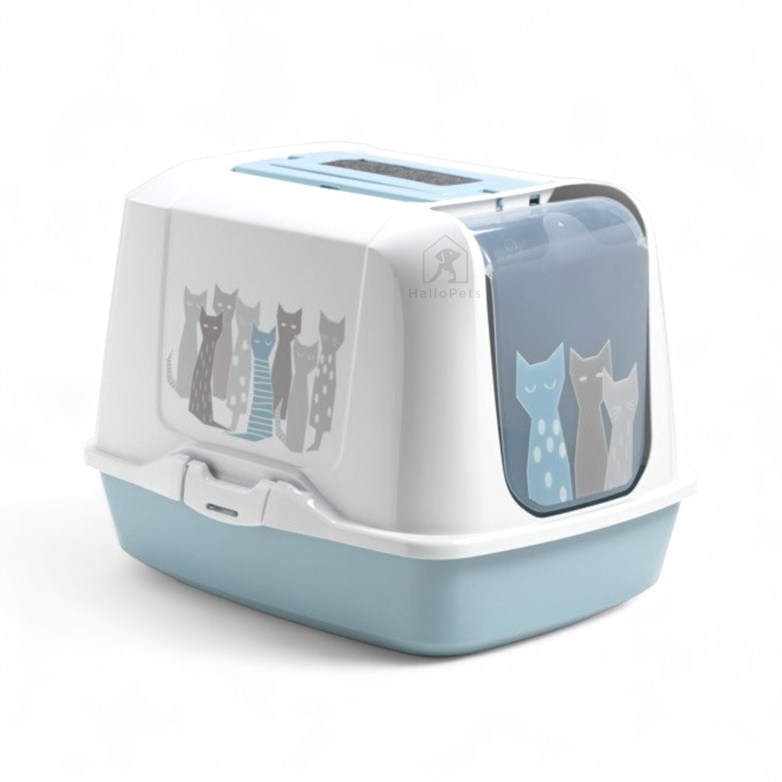 MODERNA Trendy Cat Jumbo Maasai Closed Litter Boxes Decorated premium cat litter box