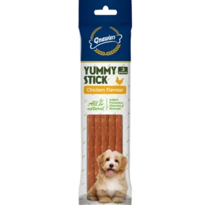 GNAWLERS Yummy Stick Chicken Flavor Dog Treats