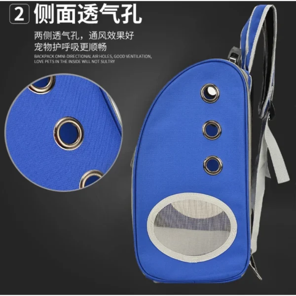 Ransel Transparan For Cat & Dog Pet Carrier And Travel Bag - Gambar 3