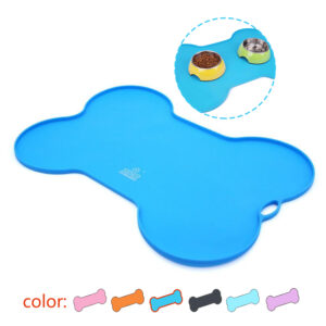 Alas Tempat Makan Anjing Bahan Karet Silikon Super Design