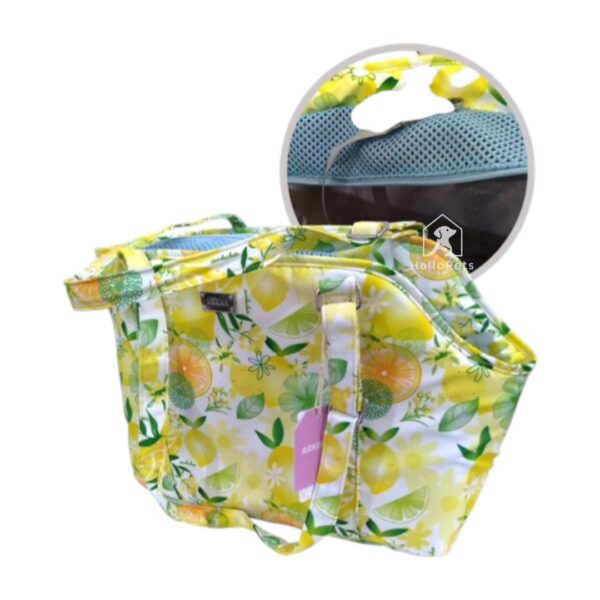 ARKIKA Lemon Florid Pet Carier Tas Anjing Kucing AKCA-022B Lemon - Gambar 2