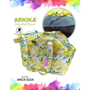 ARKIKA Lemon Florid Pet Carier Tas Anjing Kucing AKCA-022B Lemon