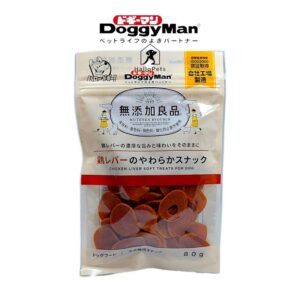 DOGGYMAN Dog Snack Chicken Liver Soft Trets For Dog 80g