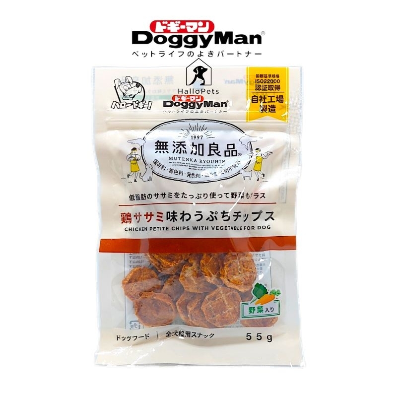 DOGGYMAN Dog Snack Chicken Petite Chips With Vegetable For Dog 55g