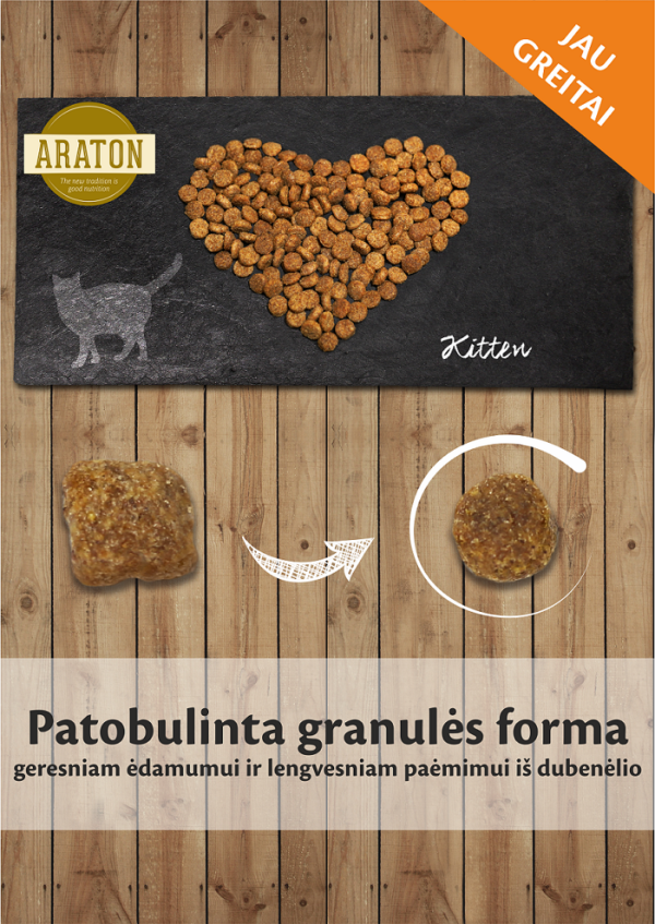 ARATON Kitten Cat Food <1 Year All Breeds - Gambar 2