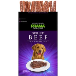 PRAMA Delicacy Snack Grilled Beef Dog Treats 70g