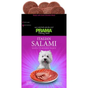 PRAMA Delicacy Snack Italian Salami Dog Treats 70g