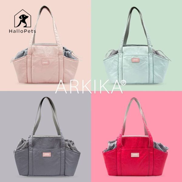 ARKIKA Pet Carrier Handbag Akami H1 RED Tas Anjing & Kucing - Gambar 2