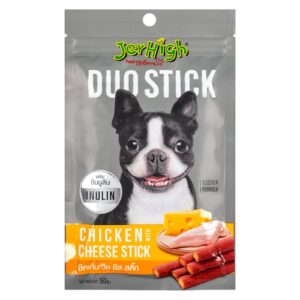 JERHIGH Duo Stick Chicken with Cheese 50g Dog Treats