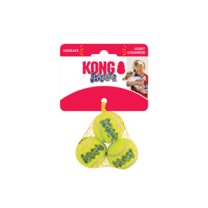KONG Air Dog Squeaker Tennis Ball 3 Pack Extra Small