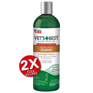 VETS BEST Flea & Tick Advanced Strength Shampoo