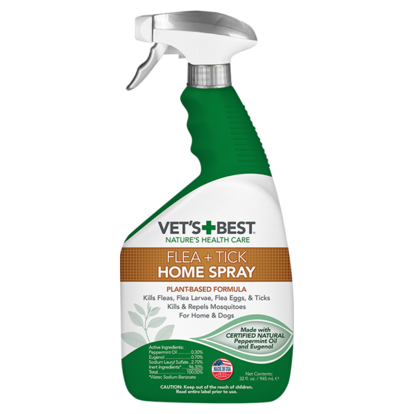 VETS BEST Flea and Tick Home Spray For Dogs 945ml - Gambar 2