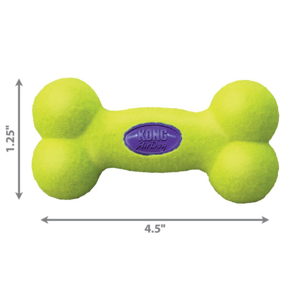 KONG AirDog Squeaker Bone Dog Toys - Gambar 3