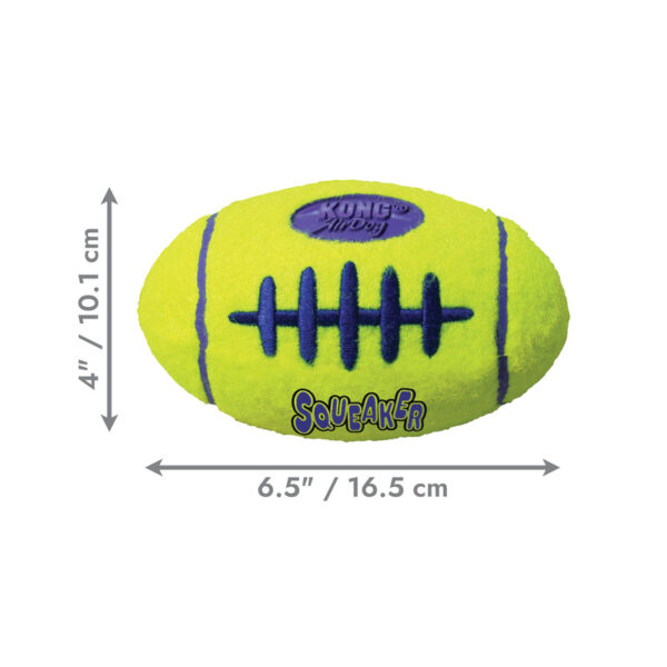 KONG AirDog Squeaker Football - Gambar 5