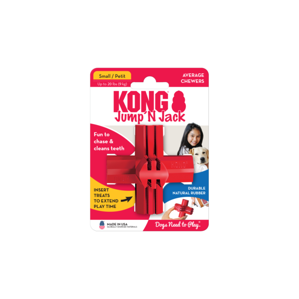 KONG Jump'N Jack Dog Toys - Gambar 3