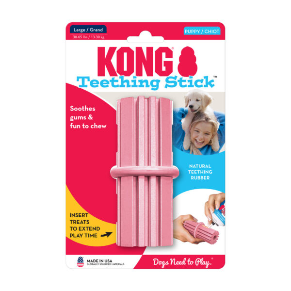 KONG Puppy Teething Stick Dog Toys - Gambar 4